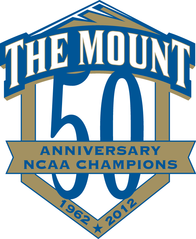 Mount St. Marys Mountaineers 2012 Anniversary Logo v2 iron on transfers for clothing